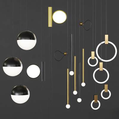 现代吊灯组合-36